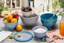 Mainstays 10-Piece Nonslip Nesting Plastic Mixing Bowl Set with Assorted Lids