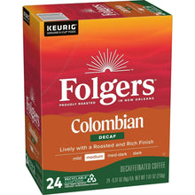 Folgers Colombian Decaffeinated Coffee, Medium Roast, Keurig K Cup Brewers, 24 Count Box - Brands For Less USA