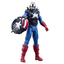 Marvel Avengers VenomVersus Titan Hero Series Venomized Captain America & Venomized Hulk Action Figures