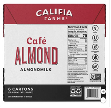 Califia Farms, Cafe Almond Milk, 32 oz, 6-count