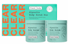 frank body Glycolic Body Scrub, 8.82 fl oz, 2-pack