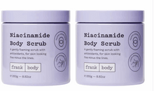 frank body Niacinamide Body Scrub, 8.82 fl oz, 2-pack
