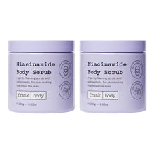 Exfoliante corporal de niacinamida Frank Body, 250 ml (8.82 fl oz), paquete de 2