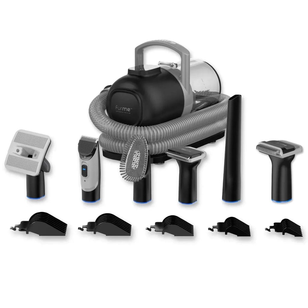 furMe Original Pet Grooming Vacuum Kit+ Dematting Rake Tool– Brands For ...