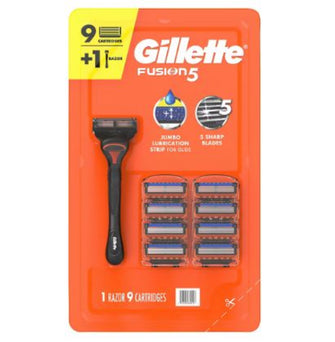 Gillette Fusion5 Men's Razor with 9 Razor Blade Refills