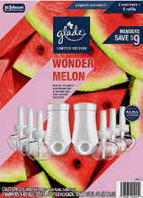 Glade PlugIns Scented Oil, Wonder Melon, 2 Warmers + 6 Refills
