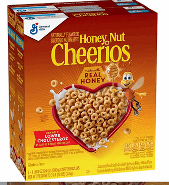 Honey Nut Cheerios Cereal, 48 oz.