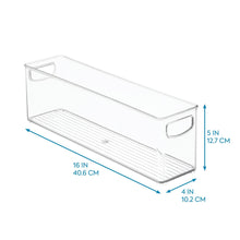 iDESIGN Linus Deep Storage Bins, 6-piece Set