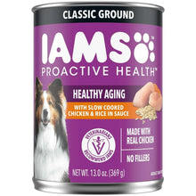 (6 pack) Iams Proactive Health Senior Soft Wet Dog Food Pate With Slow Cooked Chicken & Rice, 13 Oz Can - Brands For Less USA