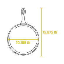 Lodge 10.5" Seasoned Cast Iron Griddle/Comal