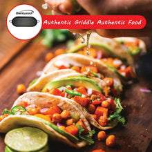 Brentwood Carbon Steel Nonstick Comal Griddle for Double Burner, 18 In. x 8.5 In.