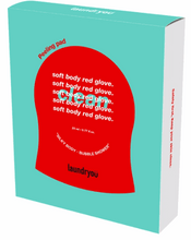 laundryou Soft Body Red Glove Clean, 10-pack
