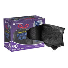 Brands For Less USA 33 gallon drawstring trash bags heavy duty black Power Flex 90 count box