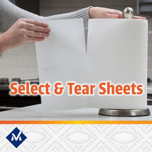 Brands For Less USA super premium paper towels bulk roll with select and tear sheets in kitchen