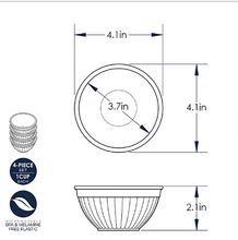 16-Piece Microwave Safe Summer Picnic and Party Set