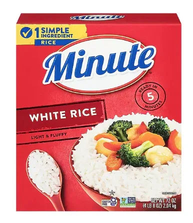 Minute Instant Light and Fluffy White Rice, 72oz.– Brands For Less USA