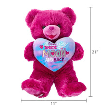 Large Sweetheart To the Moon and Back Teddy Bear Plush, Pink, 21", Valentine's Day by Way To Celebrate - Brands For Less USA