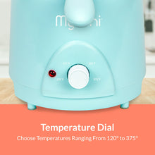 MyMini 1.5 qt Electric Deep Fryer, 700 watts, Aqua