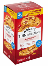 Nonni's THINaddictives Cranberry Almond Crisps 15 pk.