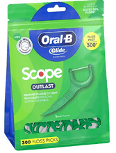 Oral-B Glide Floss Picks, Scope Outlast, 300 ct.