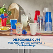 Member's Mark Patriotic Colors Plastic Cups 18 fl. oz., 140 ct.