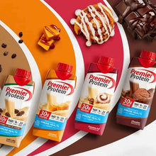 Premier Protein Cafe Latte shake among other flavored Premier Protein shakes with 30g protein for immune health