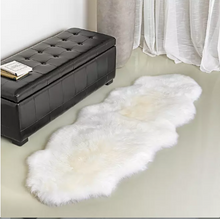 100% Genuine Sheepskin Rug, 5'10" x 1'11"