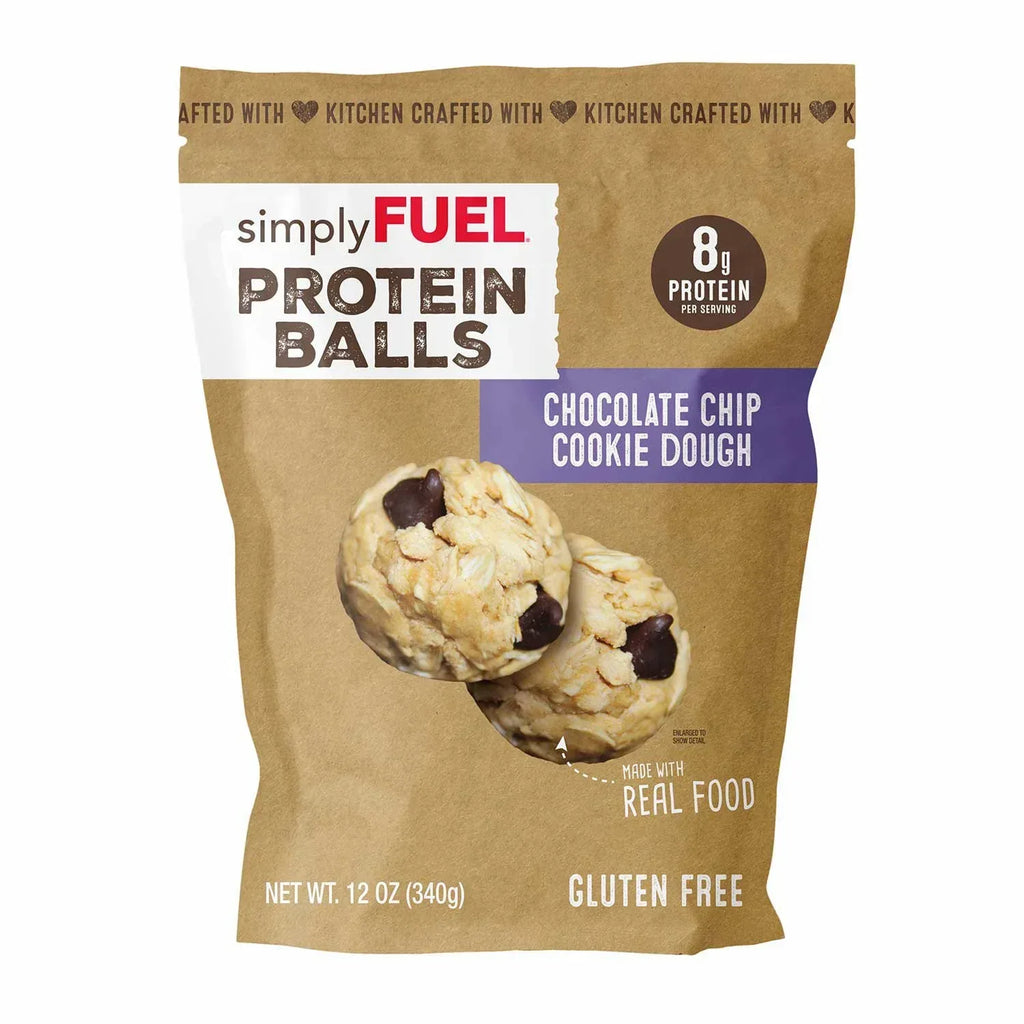simplyFUEL Chocolate Chip Cookie Dough Protein Balls, 12 oz.– Brands ...