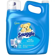 Snuggle Blue Sparkle liquid fabric softener by Brands For Less USA in a large blue jug