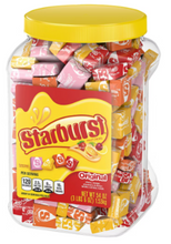 Tarro a granel de caramelos masticables Starburst Original Fruity, 54 oz.