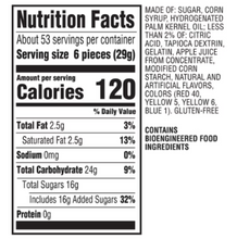 Tarro a granel de caramelos masticables Starburst Original Fruity, 54 oz.