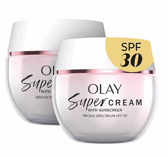 Olay Super Cream with Sunscreen, SPF 30, 1.7 oz., 2 pk.