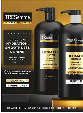 TRESemmé Ultimate Moisture Shampoo & Conditioner, 39 fl. oz., 2 pk.