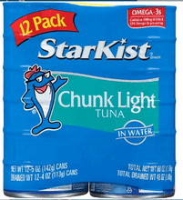StarKist Chunk Light Tuna in Water 5 oz., 12 pk.