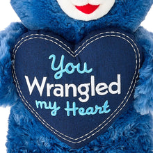 Large Sweetheart You Wrangled My Heart Teddy Bear Plush, Blue, 21", Valentine's Day by Way To Celebrate - Brands For Less USA