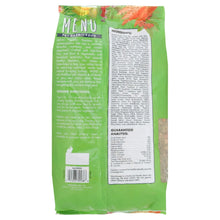 Back of Vitakraft Menu Premium Rabbit Food bag showing feeding directions ingredients and guaranteed analysis