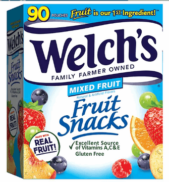 Welch's Mixed Fruit Fruit Snack, 0.8 oz, 90 pk.