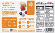 HappyBABY Organics Yogis Melts Variety Pack, 1 oz., 4ct.