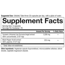 youtheory Turmeric Healthy Inflammation Support 2250 mg, 210 Vegetarian Capsules