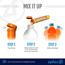 Step-by-step instructions to mix Zipfizz energy drink mix combo pack in cold water for an energizing beverage