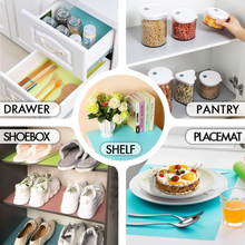 refrigerator shelf liners washable turquoise multipurpose non slip liners for drawers pantry shoebox placemats